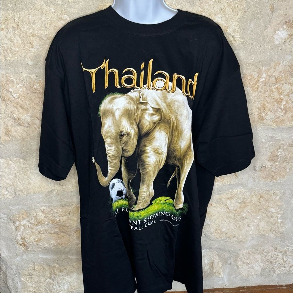 Thailand Tshirt Elephant Soccer XL NWOT